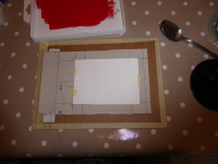 Lino June 2 Picture of lino cut print making