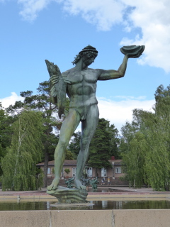 Poseidon Statue of Poseidon at Millesgården